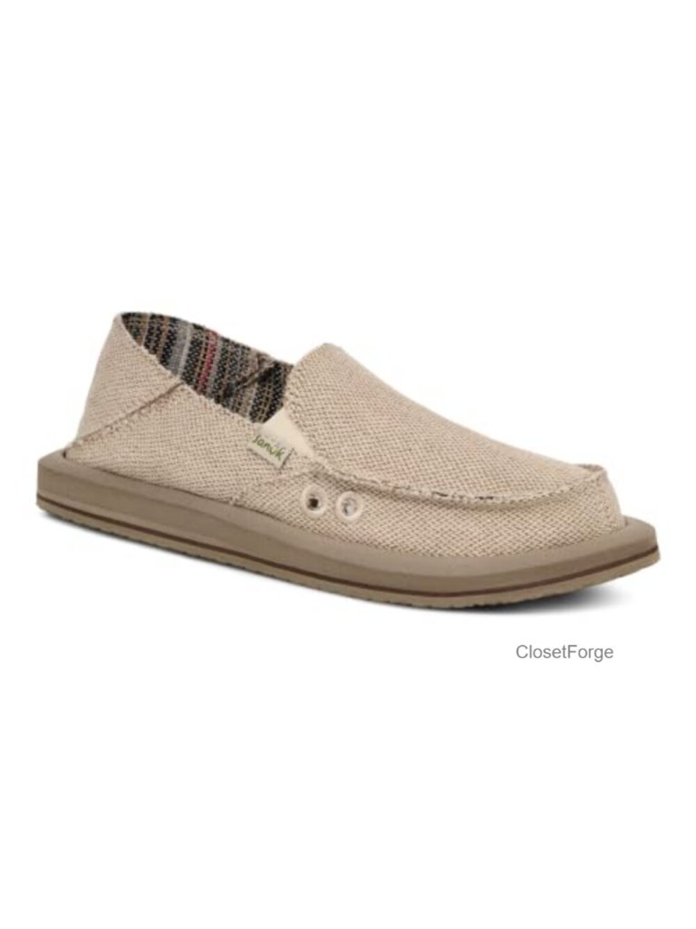 Women's Hemp Slip-On Loafers with Memory Foam